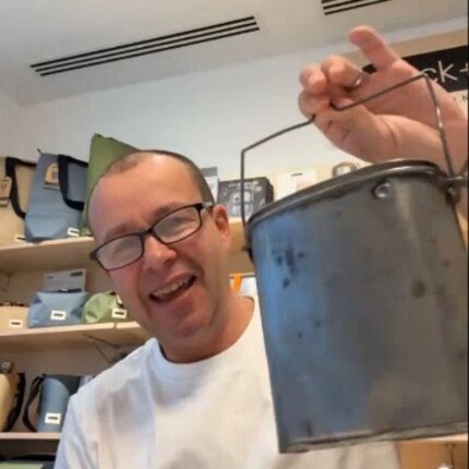 Stücke für die Ewigkeit: die Lunchbox von Dans Großvater ist auch heute noch einsatzbereit.