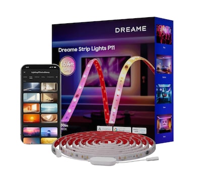 The light strip can be controlled via the Dreamehome app.
