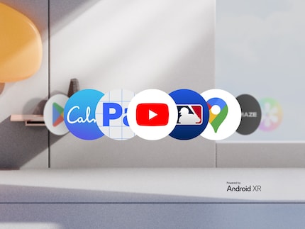 Een selectie van apps die zijn aangepast voor de Galaxy XR.