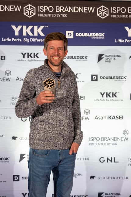 Voor hun innovatieve aanpak werden Matthias Heuberger en zijn team geëerd met een Brandnew Award tijdens ISPO 2024.