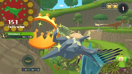 Selbst ausgewachsene Dinos sind irgendwann nicht mehr sicher vor meinem Katamari.