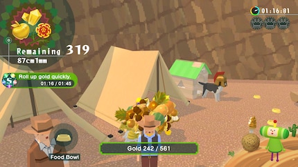 Zenturio Barkimus steht Wache, während ich sämtliches Gold einrolle.