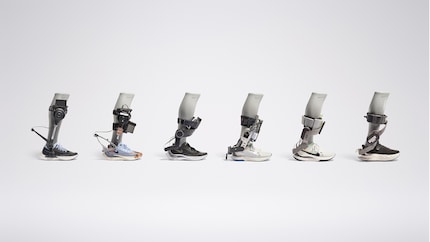 Die Evolution des E-Schuhs: Bei jedem Prototypen wurde eine Komponente gezielt verbessert.
