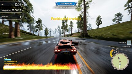 Das Punktziel ist erreicht. Ich konnte 20 Autos in der vorgegebenen Zeit kurz vor knapp zerstören. Solche Momente machen das Spiel lebendig
