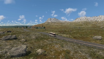 Berge sehen bergiger aus und die Landschaft in «Transport Fever 3» hat viel mehr Details.