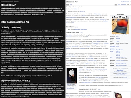 Verblüffende Ähnlichkeit: links Grokipedia, rechts Wikipedia.