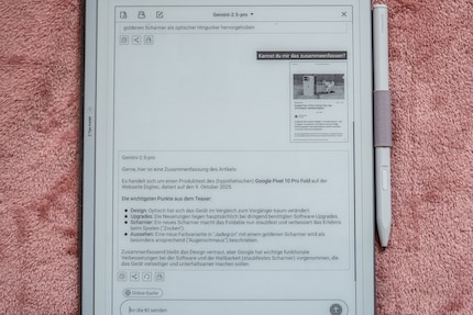 Meine KI-Assistenz kann ich mir aussuchen. Mein Favorit ist Gemini.