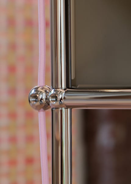 It functions as a reading and mood lamp.