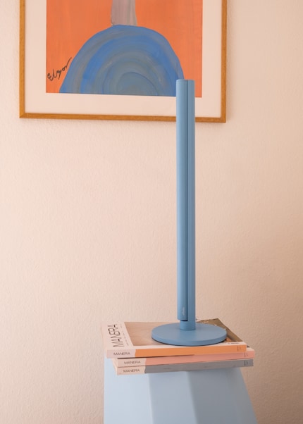 Bis auf das weisse Kabel bleibt ihre Technik fast unsichtbar.