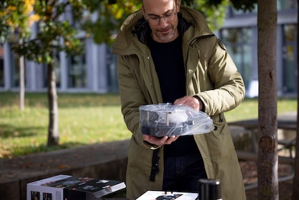 Nu kan ik inpakken: Afgezien van de pannen valt er gelukkig niet veel schoon te maken.