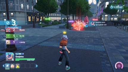 Ich kann auch Feiglingstaktiken anwenden: Hier warte ich schön ab, bis sich Impergator und Brigaron vorne die Köpfe einschlagen, um danach abzustauben.