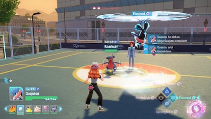 Als Eis-Attacke tut Eisstrahl einem Drachen/Boden-Pokémon besonders weh.