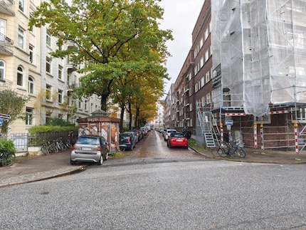 Hetzelfde uitzicht door de hoofdcamera.