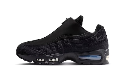 Den Nike Air Max 95 Zip gibt es auch in Schwarz.