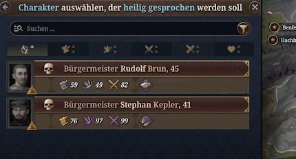 Heiligsprechung des ersten Bürgermeisters Rudolf Brun