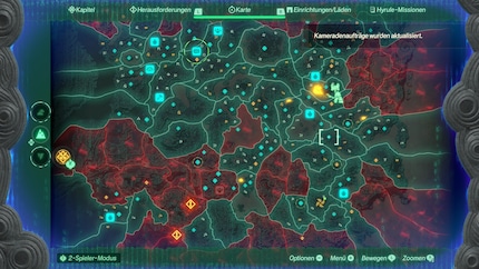 Auf dieser Navigationskarte wirst du viel Zeit verbringen.