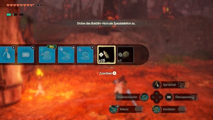 Die Bauteile wähle ich über ein horizontales Menü aus oder registriere sie für eine Schnellauswahl.