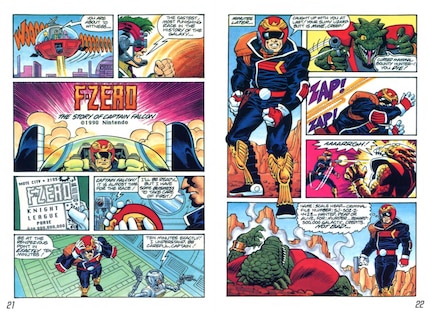Captain Falcon ist auch fernab der Rennstrecke ein Badass.