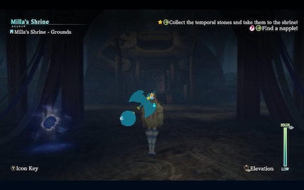 Die Karte zeigt auch Gegenstände an.