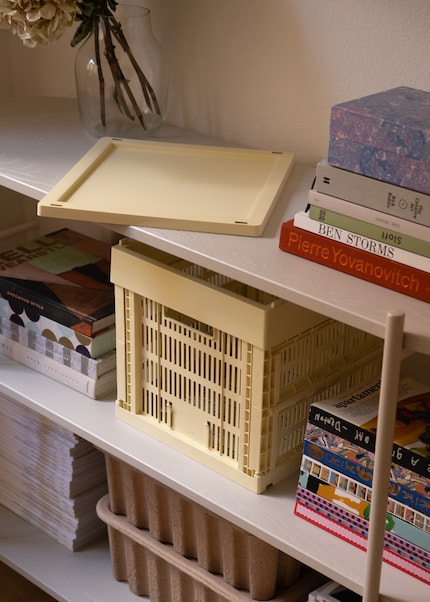 Der Deckel schützt vor Staub und bringt optisch Ruhe rein.