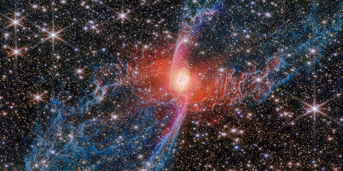 © ESA/Webb, NASA & CSA, J. H. Kastner (Rochester Institute of Technology) / La Nebulosa Ragno Rosso, ripresa da Webb / CC BY 4.0 (dettaglio) © ESA/Webb, NASA & CSA, J. H. Kastner (Rochester Institute of Technology) / La Nebulosa Ragno Rosso, ripresa da Webb / CC BY 4.0 (dettaglio)