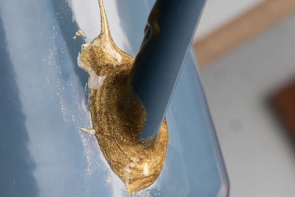 Viel hilft viel: Der lange Ausguss soll auf jeden Fall halten.