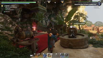 Mit dem Wasser halten auch neue Geräte wie eine Kaffeemühle Einzug.