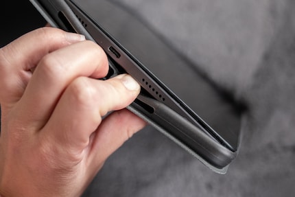 In den Spalt kann ich bald meine Post einwerfen...