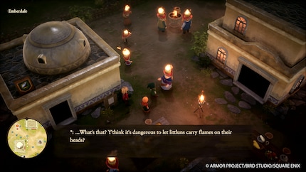 Die Ortschaften sind belebt.