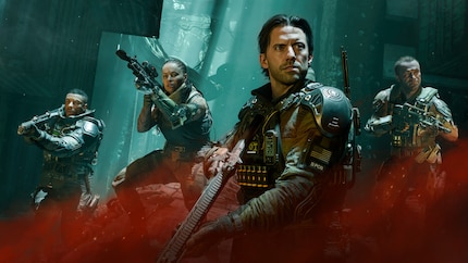 De speelbare personages, van links naar rechts: Eric Samuels, Leilani «50/50» Tupuola, David «Section» Mason en Mike Harper.