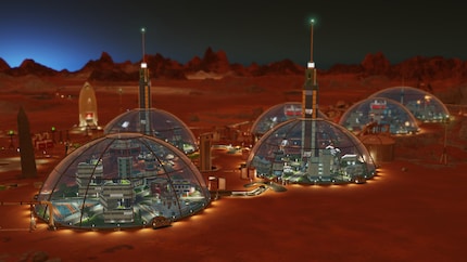 «Surviving Mars» (das Original) sieht noch immer beeindruckend aus.