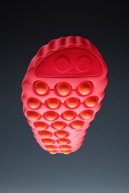 De noppen zijn gerangschikt volgens de dichtheid van de receptoren op de voetzool.