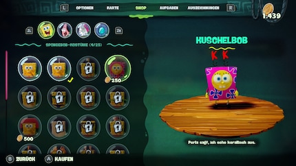 Voll korall! Ich lasse Spongie in ein neues Outfit schlüpfen.