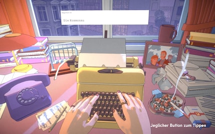 Wieso ich für jeden Buchstaben, den Toni tippt, auf den Controller hämmern soll, erschliesst sich mir nicht.