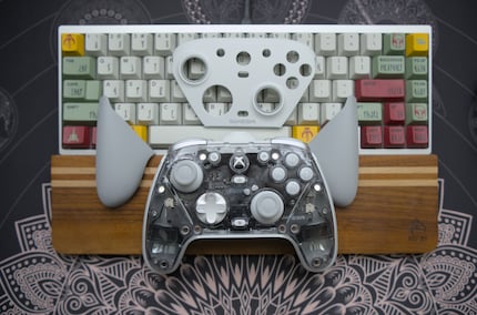 Die austauschbaren Teile machen den Controller auch leichter reparierbar.