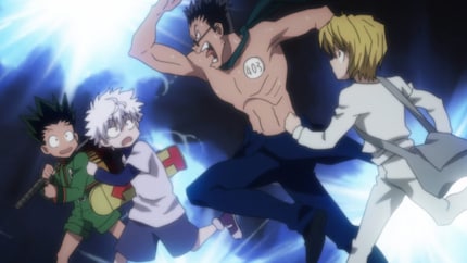 Die Hunter-Prüfung ist der erste grosse Handlungsstrang, in der Gon sich Herausforderungen stellt und Freundschaften schliesst.