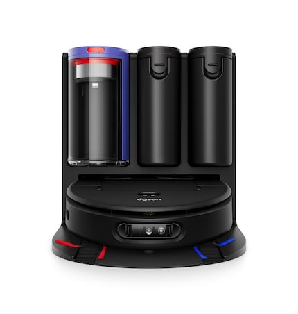 Der neue Dyson Saugroboter hat eine Absaugstation.