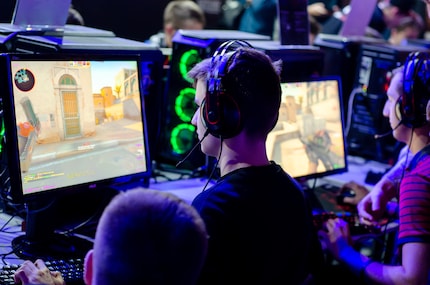 Millionen Menschen weltweit kennen und spielen «Counter Strike»; hier eine Aufnahme von einem Gaming-Event in Kiew.