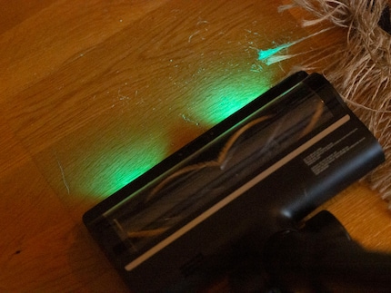 De vloerverlichting is briljant.