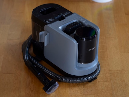 Last but not least: de snoerloze tapijtreiniger.