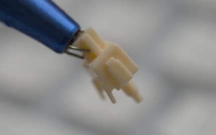 Die Switches sind leicht geschmiert, was sie für ein geschmeidiges Tippgefühl sorgt.