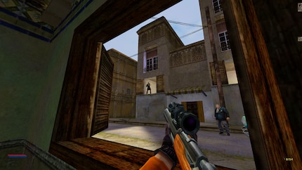 In der ersten Missionen gilt es, einen Botschafter vor Auftragskillern zu schützen.