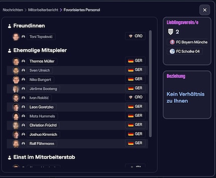Auch solche Kleinigkeiten schleichen sich ein: Toni Tapalović wird hier als Freundin von Manuel Neuer geführt.