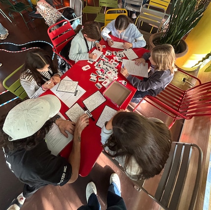 Fürs Zeichenspiel wurden kurzerhand eigene Begriffe erfunden.