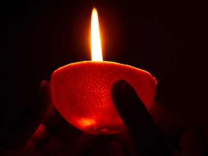 Voilà, eine Laterne.