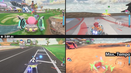 Auch im Splitscreen mit vier Spielern läuft das Game mit 60 FPS – im «City Trial»-Modus (siehe unten) nur mit 30.