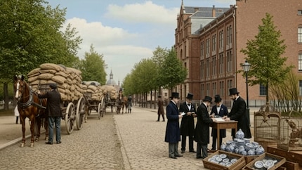 So präsentiert der History Channel seine KI-Vergangenheit: perfekt rekonstruiert – und ebenso seelenlos wie das KI-generierte Titelbild dieses Artikels.