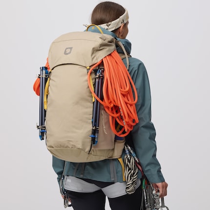 The rucksack should also have space for equipment for more difficult tours.