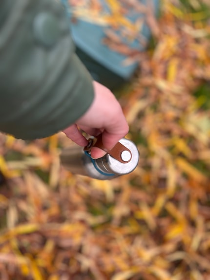 Und schnappe sie mir dann wieder, wenn es weiter geht.