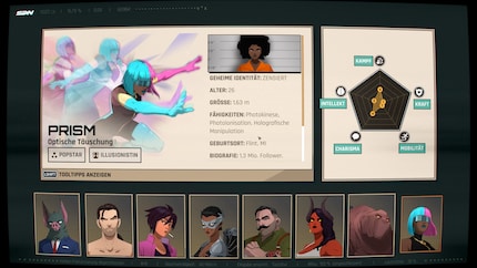 Die Einsatzplanung basiert auf solchen Profilen – jedes Z-Team-Mitglied ist einzigartig.